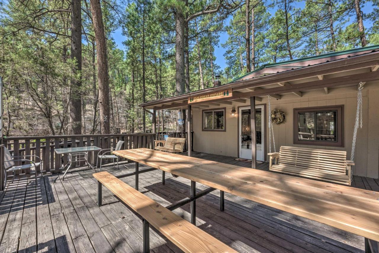 Tranquil Cabin With Stream And Deck Near Dtwn Ruidoso! 外观 照片